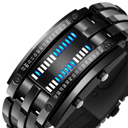 Orologio digitale led - orologio, blu