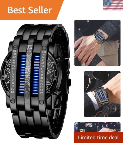 Elegante orologio uomo binary - orologio,