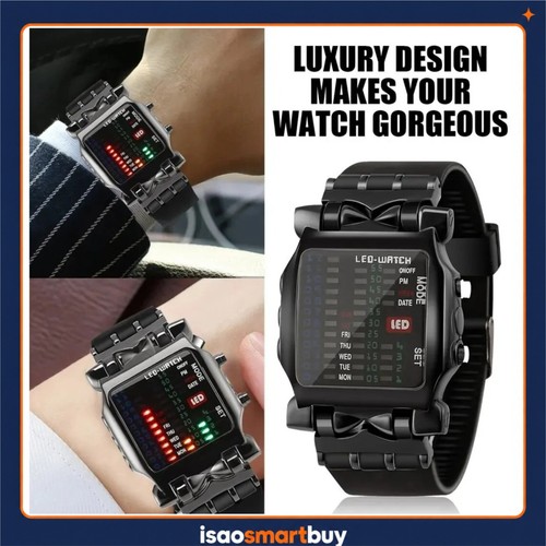 Orologio led binario - led,